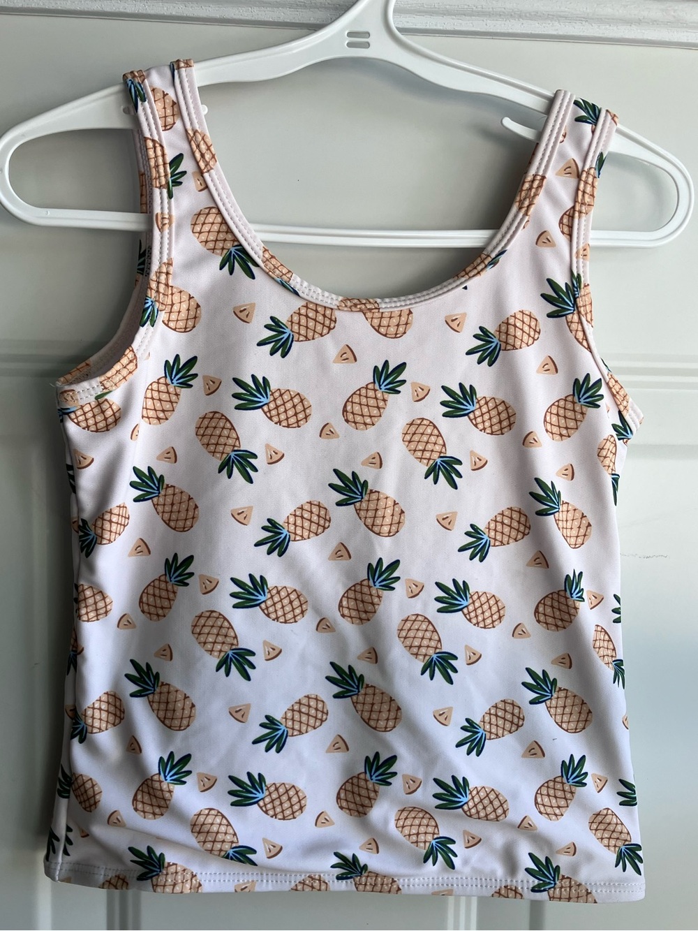 Current tyed pineapple bathing suit swim top 4T 5T